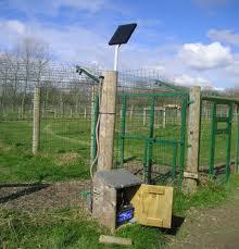 solar stone fencing  -AADHI SOLAR