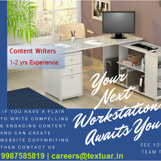 Full time Content Writers-Textuar Communications LLP
