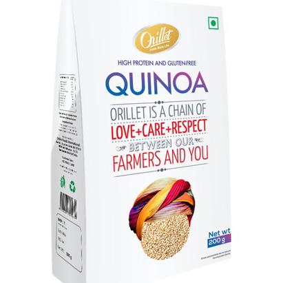 Orillet Quinoa 200 Gms-ORILLET FOODS INTERNATIONAL