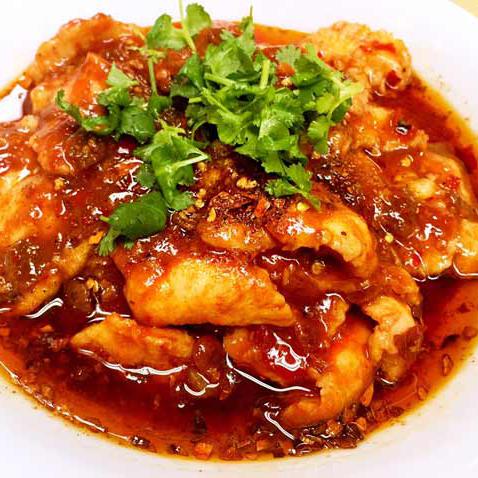 Schezwan fish-Nawras Seafood Restaurant