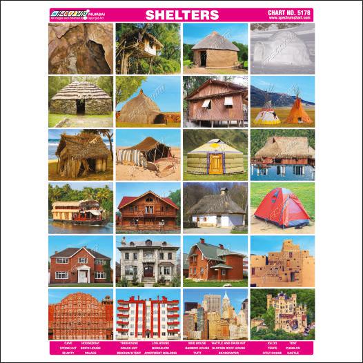 Double Premium Shelters Sticker Chart-Skylark Printers