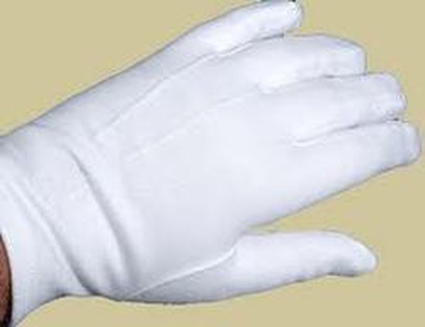 White Hosiery Hand Glove-Global Sphere Traders