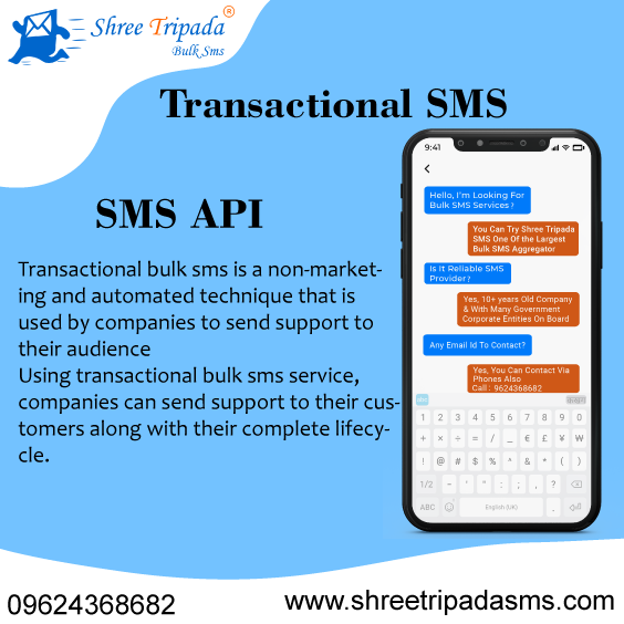 Transactional Sms Services - Shree Tripada SMS-Shreetripada