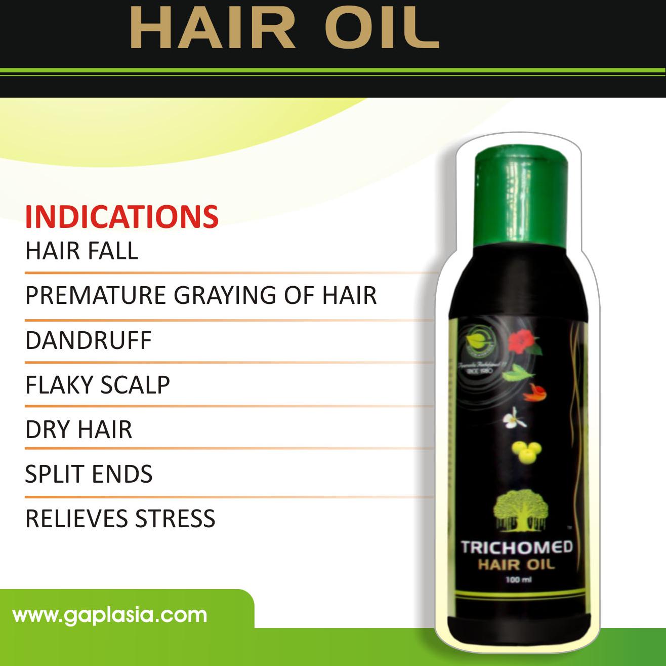 trichomed hair oil-gayatri ayurveda
