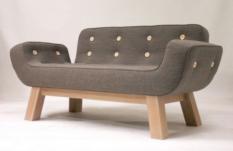 Wooden Sofa (1055)