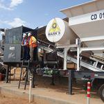 Mobile Concrete Mixing plant 