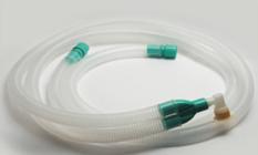 22mm Plain Ventilator Tubing With Fixed Elbow & Suction Port-Code 5012