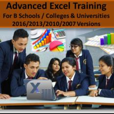 Professional Excel Training for B Schools and MBA Colleges