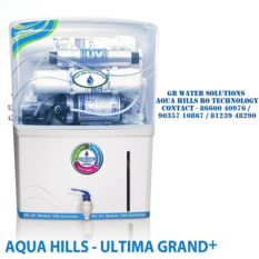 WATER PURIFIER - ULTIMA GRAND -  AQUA HILLS RO TECHNOLOGY - RO + UV + UF + TDS + MINERAL CONTROL