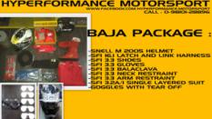 SAE BAJA INDIA (SFI / FIA EQUIPMENTS) PACKAGE
