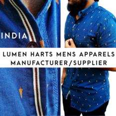 LUMEN HARTS Casual Shirt Prints on Chevron Fabric - Mens Apparels Manufacturer