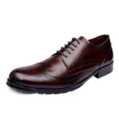 Men's Genuine Leather Formal Brogue Shoe