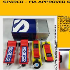 fia 8854-98 ,  6 point cam lock belt (nomex material, beltenick / omp / sparco / simpson)