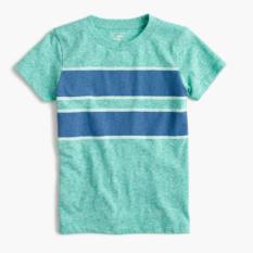 boys stripes round neck
