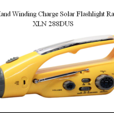 Hand Winding Charge Solar Flashlight Radio