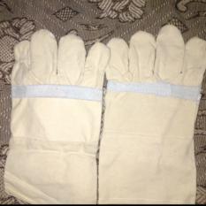 Leather cum canvas hand gloves