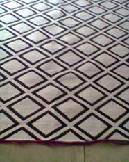 hanf tufted rug in wool