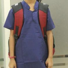 Girls Uniform - Navy Blue Salwar & White Kameez