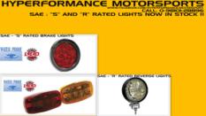 SAE RATED - BRAKE AND REVERSE LIGHTS FOR SAE MINI 
