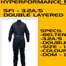 sfi 3.2a/5 racing suit  (nomex material, beltenick / omp / sparco / simpson)