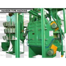 Hanger type shot blasting machine