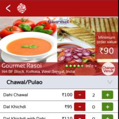 Food Ordering Software on Android