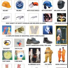 SAFETY EQUIPMENTS AND ACCESSORIES