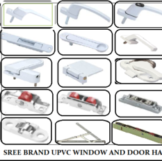 SREE BRAND UPVC WINDOW AND DOOR HARWRES 